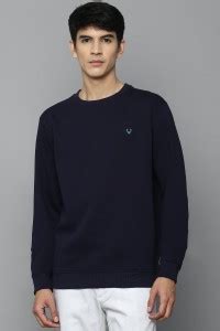 Allen Solly Full Sleeve Solid Men Sweatshirt - Buy Allen Solly Full ...