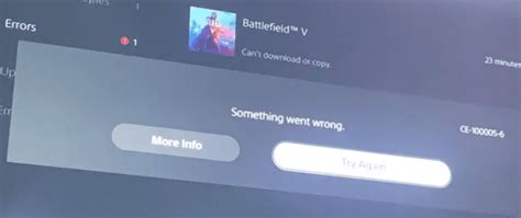 Image result for PS5 Error Code Ce 100005 6