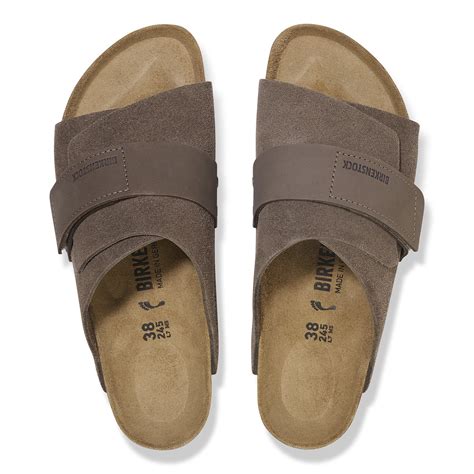 Kyoto Nubuck Leather/Suede Concrete Gray | BIRKENSTOCK