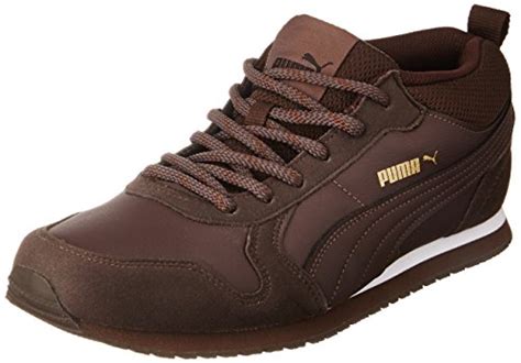 Buy Puma Men's ST Runner Demi Twill IDP Black Coffee-Chocolate Brown ...