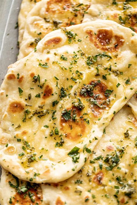 The Best Buttery Garlic Naan Recipe - Cafe Delites
