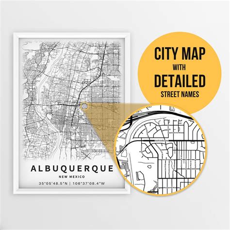 Printable Map Of Albuquerque