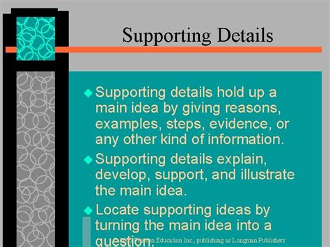 Image result for Supporting Details Examples