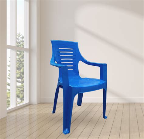 Power Plastic Chairs for Home | Blue, Red, Beige Colour