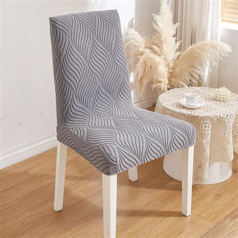 HOMETHREADS Elastic Jacquard Chair Cover – Stretchable, Removable ...