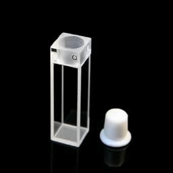 Fluorescence Quartz Cuvette Cell, 10mm, Teflon Stopper : Amazon.in ...