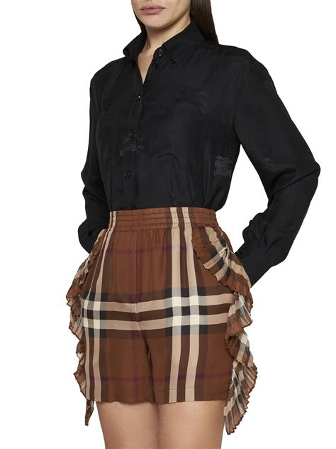 Burberry Chiara Brown Silk Pants Burberry