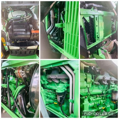 ジョンディア 6100D 75馬力 1682h フロントローダー付 アタッチメント無 本体のみ 外部油圧 外部電源有 四駆 パワステ(その他 ...