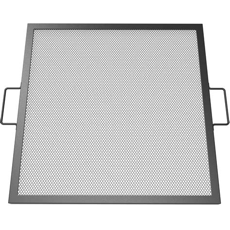 Vevor Rectangle Fire Pit Grate X Marks Rectangle Grill Grate ...