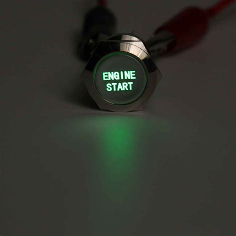 12V 19MM Car LED Push Button Switch Engine Start M... – Grandado
