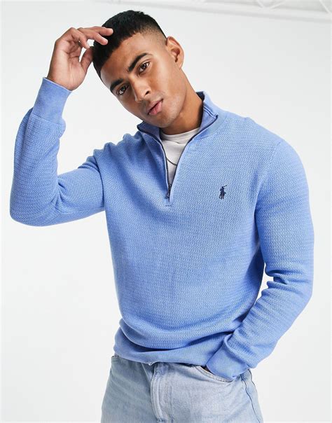 Blue Polo Sweater