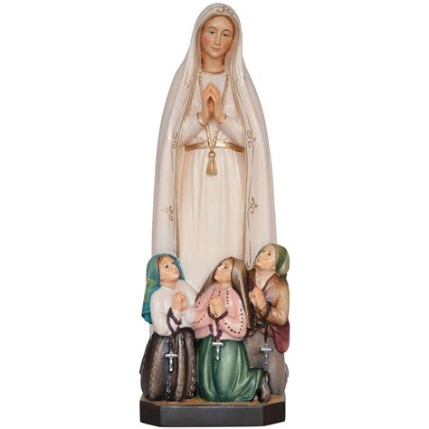 Our Lady of Fatima Wooden Statue – Catholic Religious Gift - Etsy