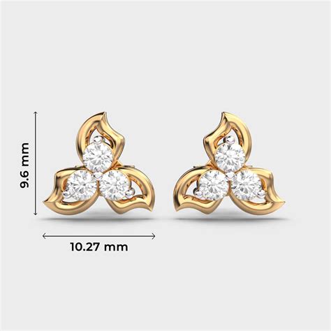 Buy Wonder Leaves Diamond Studs At Jewelbox