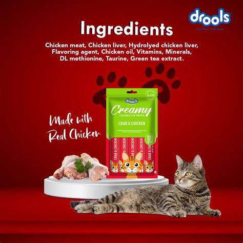 Drools Crab & Chicken Creamy Treat Pouch For Cats – My Store
