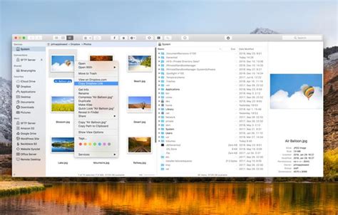 Mac File Explorer 的图像结果