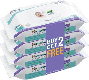 HIMALAYA Gentle Baby Wipes | Buy 2 Get 2 Free |100% Biodegradable Plant ...