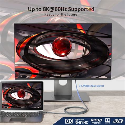 Buy QCEs USB C to Mini DisplayPort Cable 4K60Hz and Mini DisplayPort to ...