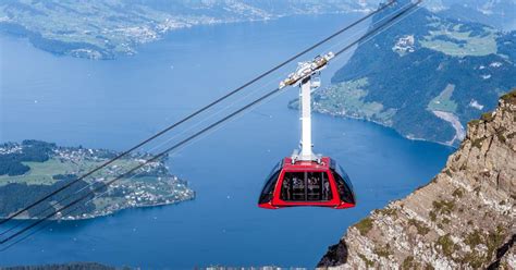 Day Trip to Mount Pilatus with Aerial Cable Car and Boat Ride (Zurich ...