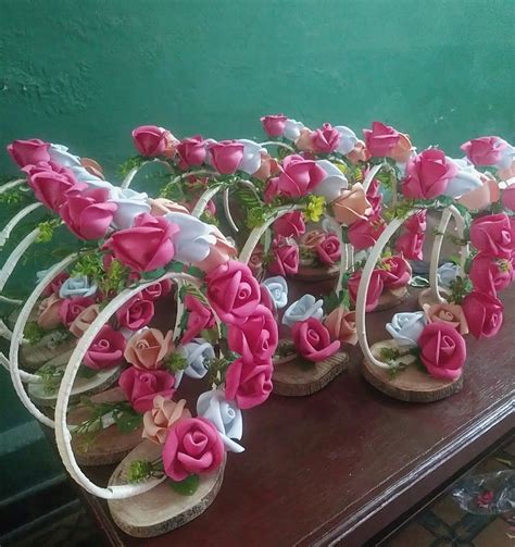 Centro de mesa con aros