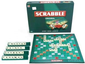 DEZIINE Scrabble Board Game Crossword English Letters Puzzle Game for ...