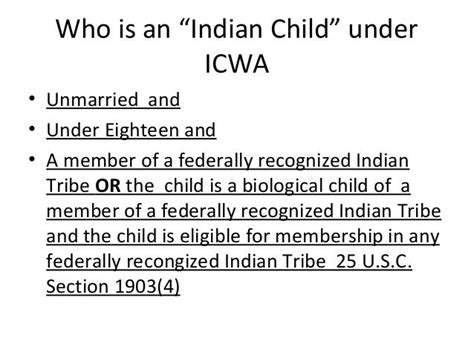 Indian Child Welfare Act Implementation on Reservations