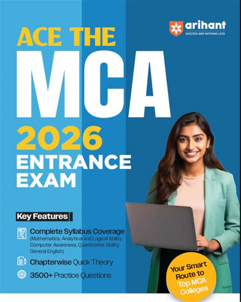 Arihant ACE The MCA Entrance Exam 2026 Guide Complete Syllabus Coverag ...