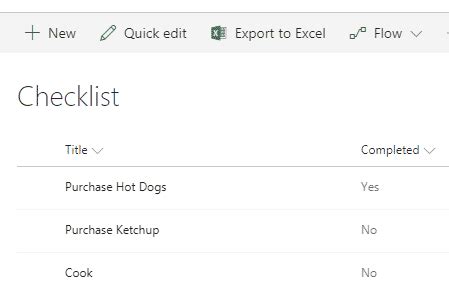 How to Create Project Checklist in SharePoint 的图像结果