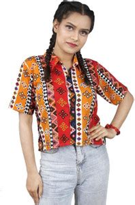 MOW Women Printed Casual Multicolor Shirt - Buy MOW Women Printed ...