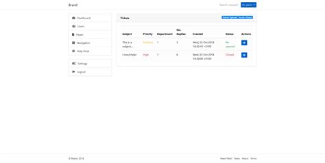 Help Desk System PHP MySQL 的图像结果