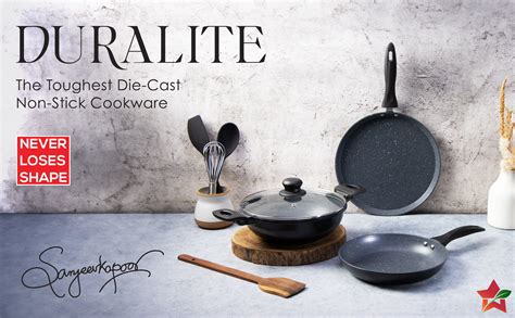 Buy Duralite Die Cast Non Stick Fry Pan,24 Cm Online At Best Price ...
