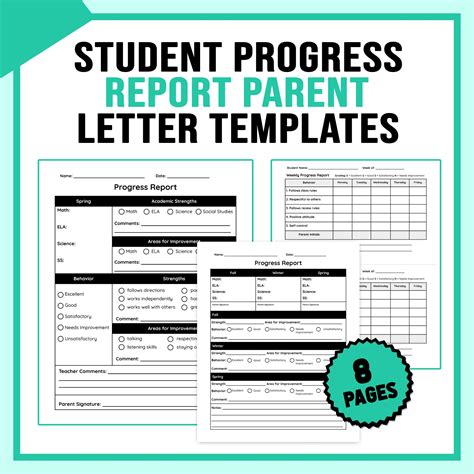 Student Progress Report Parent Letter Templates | Made By Teachers