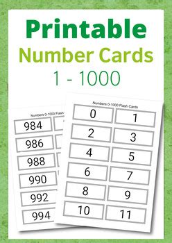 Image result for Large Printable Number Cards
