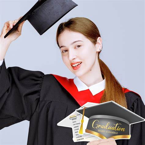 Buy Azbuk Graduation Word Scrabble Game Cards, Funny Graduation Party ...