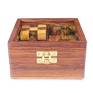 Buy Shalinindia 3D Puzzle for 14 Years and Up, 4 Puzzle, Brown Online ...