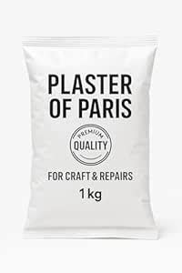 Plaster of Paris – 1kg Pack | POP for Craft, Repairs, Moulding ...