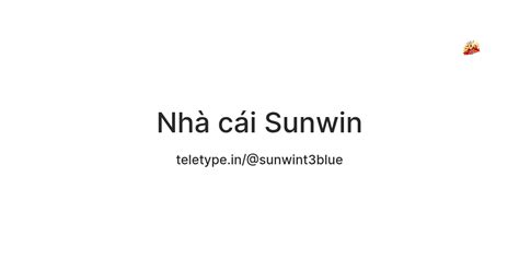 Nhà cái Sunwin — Teletype
