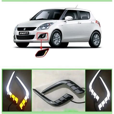 Maruti Suzuki Swift New Neon Type Front DRL Day Time Running Lights ...