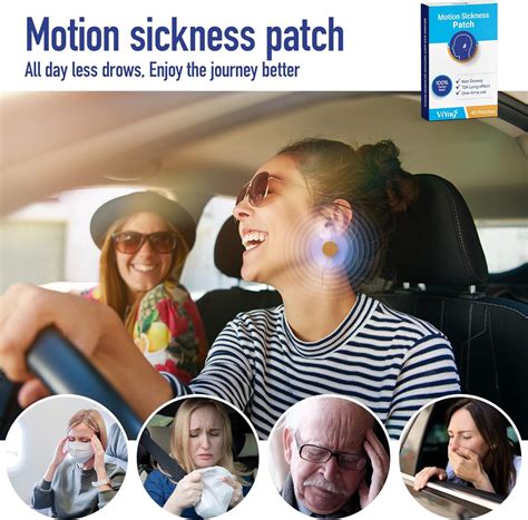 Buy ViYay Motion Sickness Patches, Sea Sickness Patch, for Travel of ...