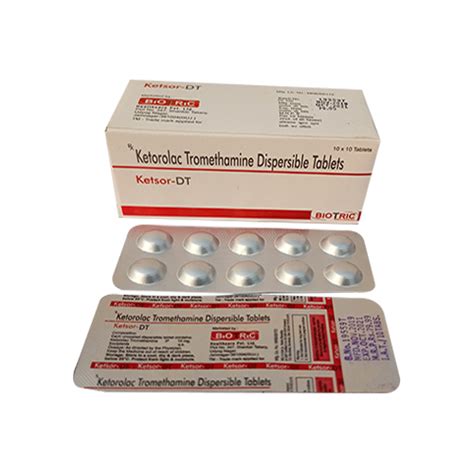 KETSOR-DT Tablets Biotric Healthcare Pvt. Ltd.