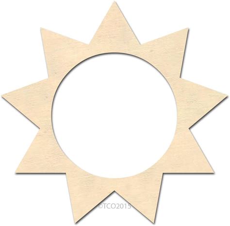 Buy 4-in Wooden Shape 1/8 Thick Shape (Star) Unfinished Plywood Shape ...