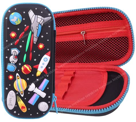 Toyshine Ethylene Vinyl Acetate (Eva) Space Rocket Hardtop Pencil Case ...