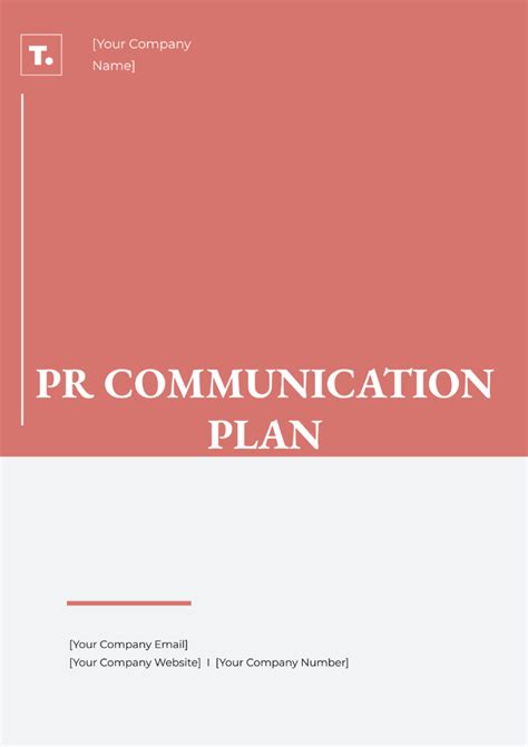 Comprehensive Communication Plan Template 的图像结果