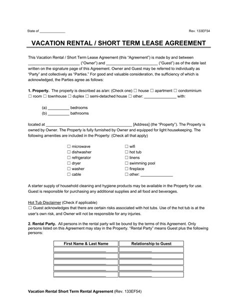 Property Management Agreement For Short Term Rentals - Dibujos Cute ...
