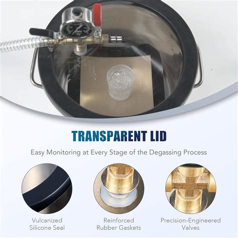 OMT 1.5 Gallon Vacuum Chamber and Pump, Epoxy Resin India | Ubuy