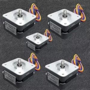 AQBP Bipolar Stepper Motor 4-Wire10mm shaft for DIY CNC 3D Printer ...