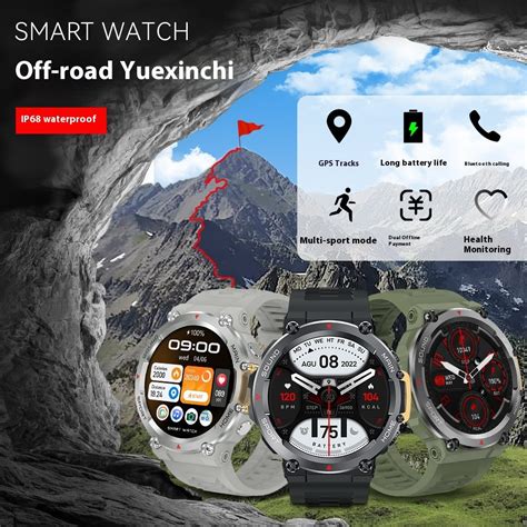 Fully Fit HD Round Screen, IP68 Waterproof Touch Button Smartwatch ...