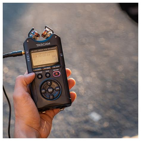 Tascam DR-40X Four Track Audio Recorder at Gear4music
