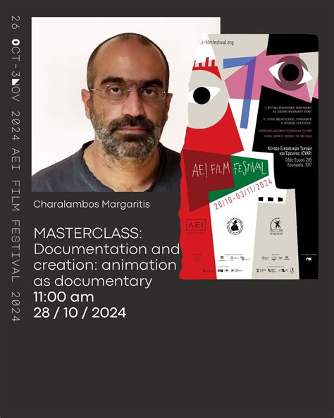 MASTERCLASS: Documentation and creation: animation as documentary, CVAR ...