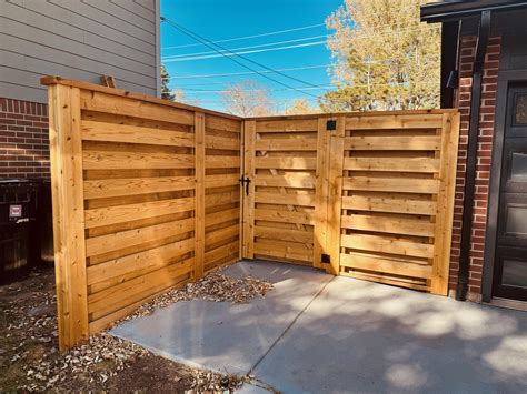 Fence Shadow Box Diy Horizontal Wood Fence Austin | Horizontal Cedar