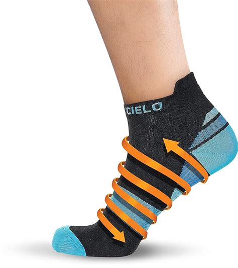 Lumino Cielo Low-Cut STRONG Compression Sports Socks for Runners ...